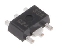njm2370u1-33 Nisshinbo Micro Devices NJM2370U1-33, 5-Channel Low Dropout Voltage, Voltage Regulator, 180 mA, 3.3 V, SOT-89 6-Pin