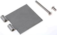 347-8456 Pinet Stainless Steel Butt Hinge, 80mm x 80mm x 3mm