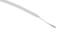 874-0371 RS PRO White 0.08mm² Hook Up Wire, 28 AWG, 7/0.12 mm, 100m, PVC Insulation