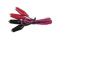 tla-8 Teishin Electric Crocodile Clip Lead, Red/Black, 1m Lead Length