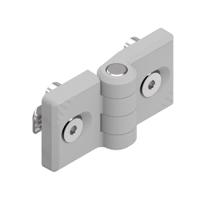 3842554466 Bosch Rexroth Plastic Door Hinge, Guarding Accessory, 10mm Slot, 40/50 mm Strut Profile
