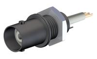 679764-21 Staubli, Jack Panel Mount BNC Connector, Solder Termination, Straight Body