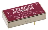 ten-12-4812 TRACOPOWER TEN 12 DC-DC Converter, 12V dc/ 1A Output, 18 → 75 V dc Input, 12W, Through Hole, +85°C Max Temp
