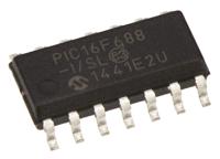 pic16f688-isl Microchip, 8 bit PIC, PIC16F688 Microcontroller, 20 MHz, 7kB FLASH, 14-Pin SOIC