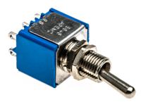 5646a APEM Toggle Switch, Panel Mount, On-On, DPST, Solder Terminal