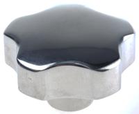 478-507 RS PRO Silver Multiple Lobes Clamping Knob, M8, Threaded Hole