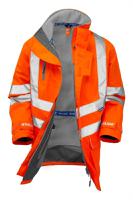 pr499-s PULSAR PR499 Orange Unisex Hi Vis Winter Jacket, S