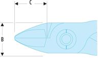 41612e Facom 416.12E Side Cutters