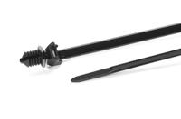157-00045 HellermannTyton Cable Tie, 163mm x 4.6 mm, Black Nylon, Pk-500