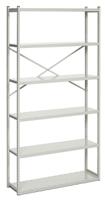 c31449003p Treston Grey 6 Shelf Steel Storage Rack System Shelving Unit, 2000mm x 1000mm, 400mm, 150 kg/Shelf, 1000 kg/Part Load