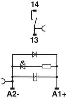 2903360 Phoenix Contact RIF-0-RPT-12DC/ 1AU Series Relay Module, DIN Rail Mount, 12V dc Coil, SPST, 1-Pole