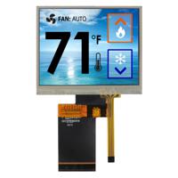 nhd-35-320240jf-asxp-t NEWHAVEN DISPLAY INTERNATIONAL NHD-3.5-320240JF-ASXP-T IPS TFT TFT LCD Display / Touch Screen, 3.5in QVGA, 320 x