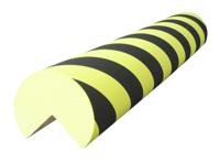840-0596 RS PRO Black, Yellow Impact Protector 1000mm x 100mm