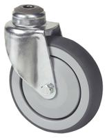 2340pip125p30-13 Tente Swivel Castor Wheel, 160kg Capacity, 125mm Wheel