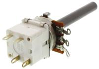 23esb105mmf50af TE Connectivity 23 1MΩ Rotary Potentiometer 1-Gang Panel Mount, 23ESB105MMF50AF