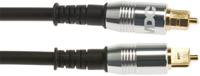 101-448-000 Van Damme Male TOSlink to Male TOSlink Optical Audio Cable, 5m
