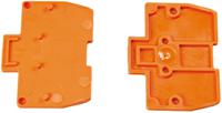 870-924 WAGO 870 Series End and Intermediate Plate for Use with 870 Series Terminal Blocks