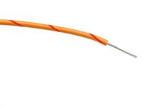 196-4241 RS PRO Orange/Red 0.2mm² Hook Up Wire, 24 AWG, 7/0.2 mm, 100m, PVC Insulation