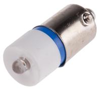 206-946 RS PRO Blue LED Indicator Lamp, 130V ac, BA9s Base, 10mm Diameter, 175mcd
