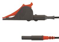 kml-7852-au-sak-150-rt Schutzinger Black, Red Kelvin Clip, 1A, 17mm Jaw Opening, Gold Plating, 33 V ac, 70 V dc