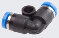qsml-3 Festo QSL Series Elbow Tube-toTube Adaptor, Push In 3 mm to Push In 3 mm, Tube-to-Tube Connection Style, 153343