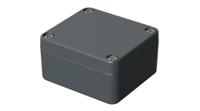 010606030a101 Bopla Euromas Series Grey Aluminium Enclosure, IP66, Grey Lid, 58 x 64 x 34mm