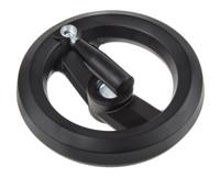 161-2013 RS PRO Black Glass-Fibre Reinforced Technopolymer Hand Wheel, 160mm diameter