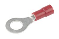613-9255 RS PRO Insulated Ring Terminal, M6 Stud Size, 0.5mm² to 1.5mm² Wire Size, Red