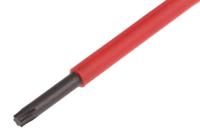 05006170001 Wera Torx Insulated Screwdriver, T10 Tip, 80 mm Blade, VDE/1000V, 161 mm Overall