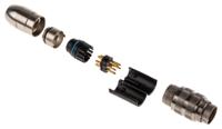 0332-05-1 Lumberg 5 Pole Din Plug, DIN EN 60529, 5A, 250 V ac IP68, Male, Cable Mount