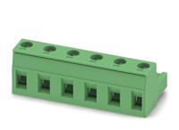 1767041 Phoenix Contact, 7.62mm Pitch, GMSTB 2.5/ 6-ST-7.62, 6 Way, , Pluggable Terminal Block, Plug, Cable Mount, Screw