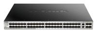 dgs-3130-54se D-Link 54-Port Layer 3 Stackable Managed SFP Switch with 10G Uplinks, Managed 54 Port Network Switch, EU