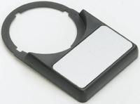 05-0044-0001 Bartec Legend Plate for Use with Bartec Push Buttons