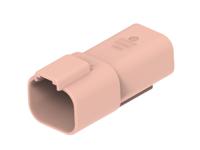dt04-4p-tn09 TE Connectivity, DT04-4P Automotive Connector Plug Brown Cable 4 Way, Cable Termination DT04-4P-TN09