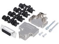 mhdtzk15-dm15s-k MH Connectors MHDTZK 15 Way D-sub Connector