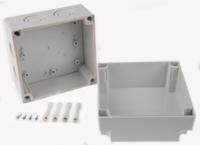 pcm-125100-g-enclosure Fibox Grey Polycarbonate Enclosure, IP66, IP67, Grey Lid, 130 x 130 x 100mm