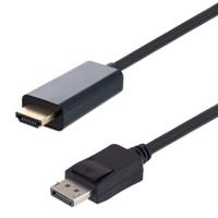 vha00014-2m L-Com Male DisplayPort to Male HDMI, LSZH  Cable, 2m