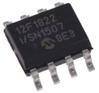 pic12f1822-isn Microchip, 8 bit PIC, PIC12F1822 Microcontroller, 32 MHz, 3.5kB FLASH, 8-Pin SOIC