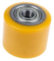 23-070-082b20 Guitel Hervieu Grey, Yellow Polyurethane Abrasion Resistant Trolley Wheel, 600kg