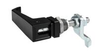 216-912 RS PRO Black Die Cast Handle, L-Handle