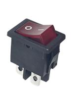 180-376 RS PRO Illuminated DPST, On-Off Rocker Switch Panel Mount