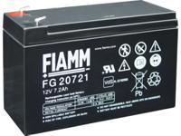 fg10721 Fiamm 6V Faston F1 Sealed Lead Acid Battery, 7.2Ah