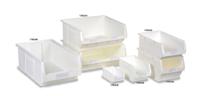 178-3344 RS PRO 4.6L White PP Semi-open Fronted Container, 132mm x 240mm x 150mm