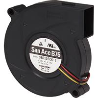 9bd12sc6-1 Sanyo Denki San Ace B76 Series Blower, 12 V dc, 10.2cfm, DC Operation, 76 x 76 x 20mm