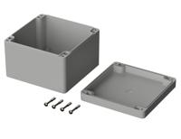 02227094 Bopla Euromas Series Light Grey Polycarbonate V0 Enclosure, IP66, IK07, Light Grey Lid, 122 x 120 x 85mm