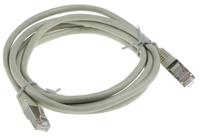 cr503b2 Decelect, 2m Cat5, Grey RJ45 to Male RJ45 Male, F/UTP Shielded, Terminated PVC Sheath