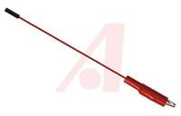 bu-3180-e-24-2 Mueller Electric Crocodile Clip Lead, 3.5A, 1 kV, Red, 600mm Lead Length
