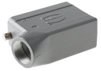 09300161540 HARTING Han B Heavy Duty Power Connector Hood, PG21 Thread, Side Entry