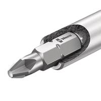 05073240001 Wera Driver Bit 6 Pieces, Phillips, Pozidriv, Slotted