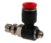 c0k510405 Norgren Pneufit C Series Threaded In-line Regulator, M5 Inlet Port, Push In 4mm Tube Inlet Port x Push In 4mm Tube